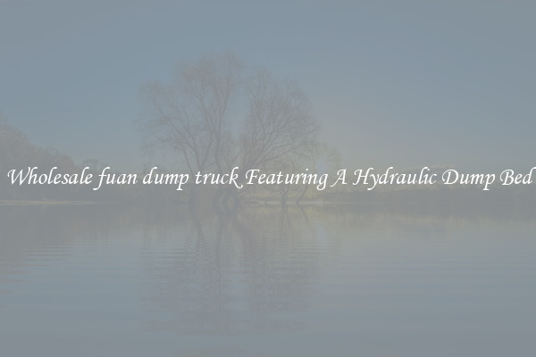 Wholesale fuan dump truck Featuring A Hydraulic Dump Bed