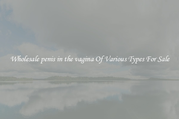 Wholesale penis in the vagina Of Various Types For Sale