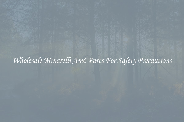 Wholesale Minarelli Am6 Parts For Safety Precautions