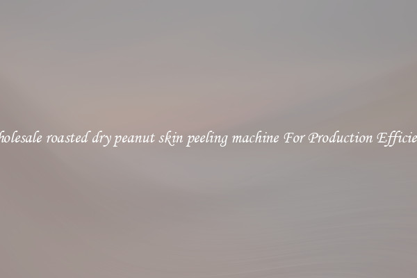 Wholesale roasted dry peanut skin peeling machine For Production Efficiency